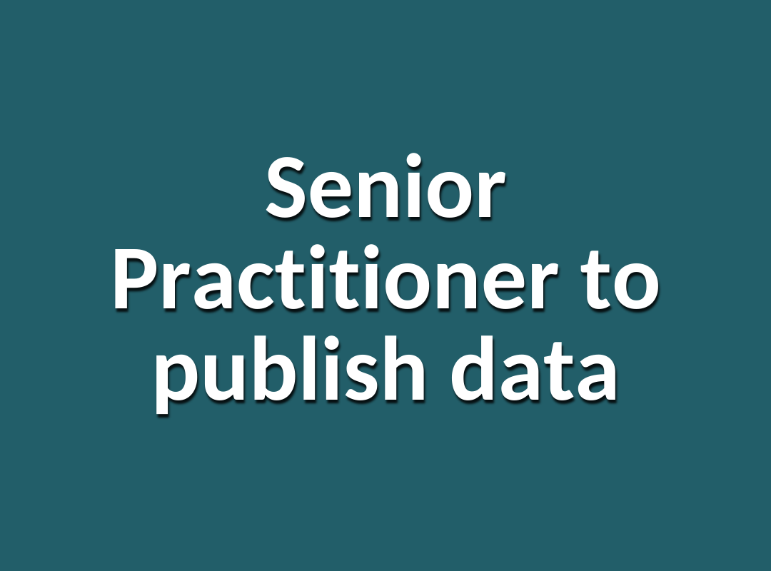 Senior Practitioner must publish data on the performance of their functions